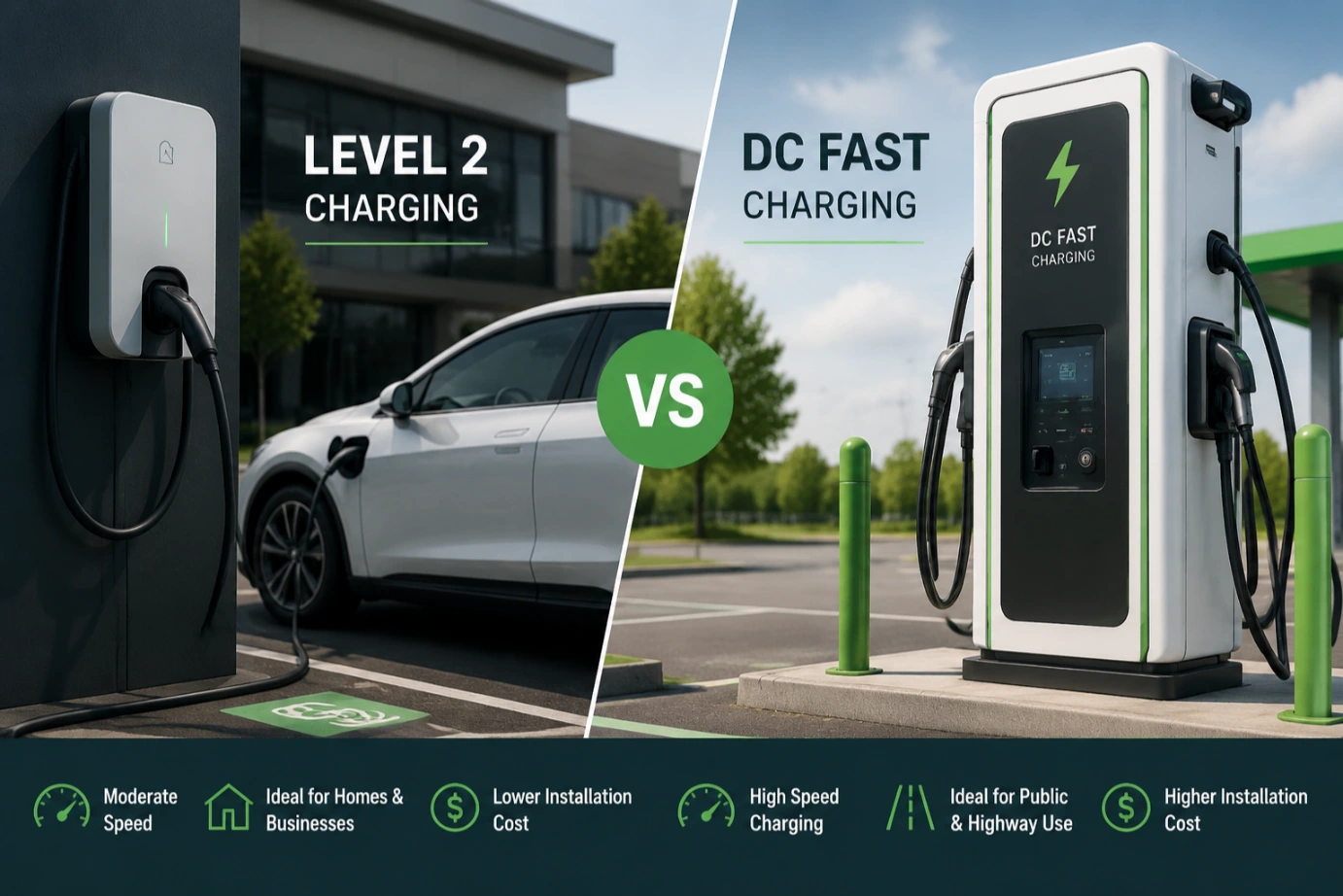 Level 2 vs DC Fast Charging