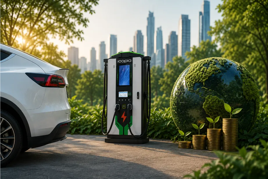 Carbon credits for EV charging