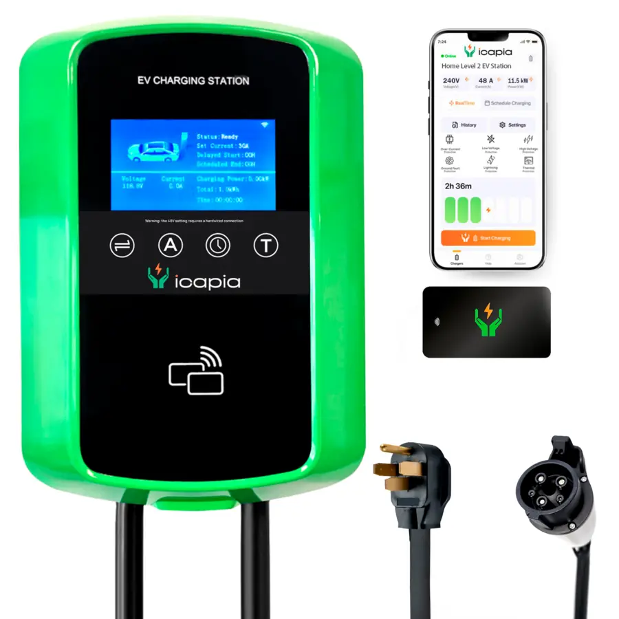 ICAPIA Sapphire home EV charger